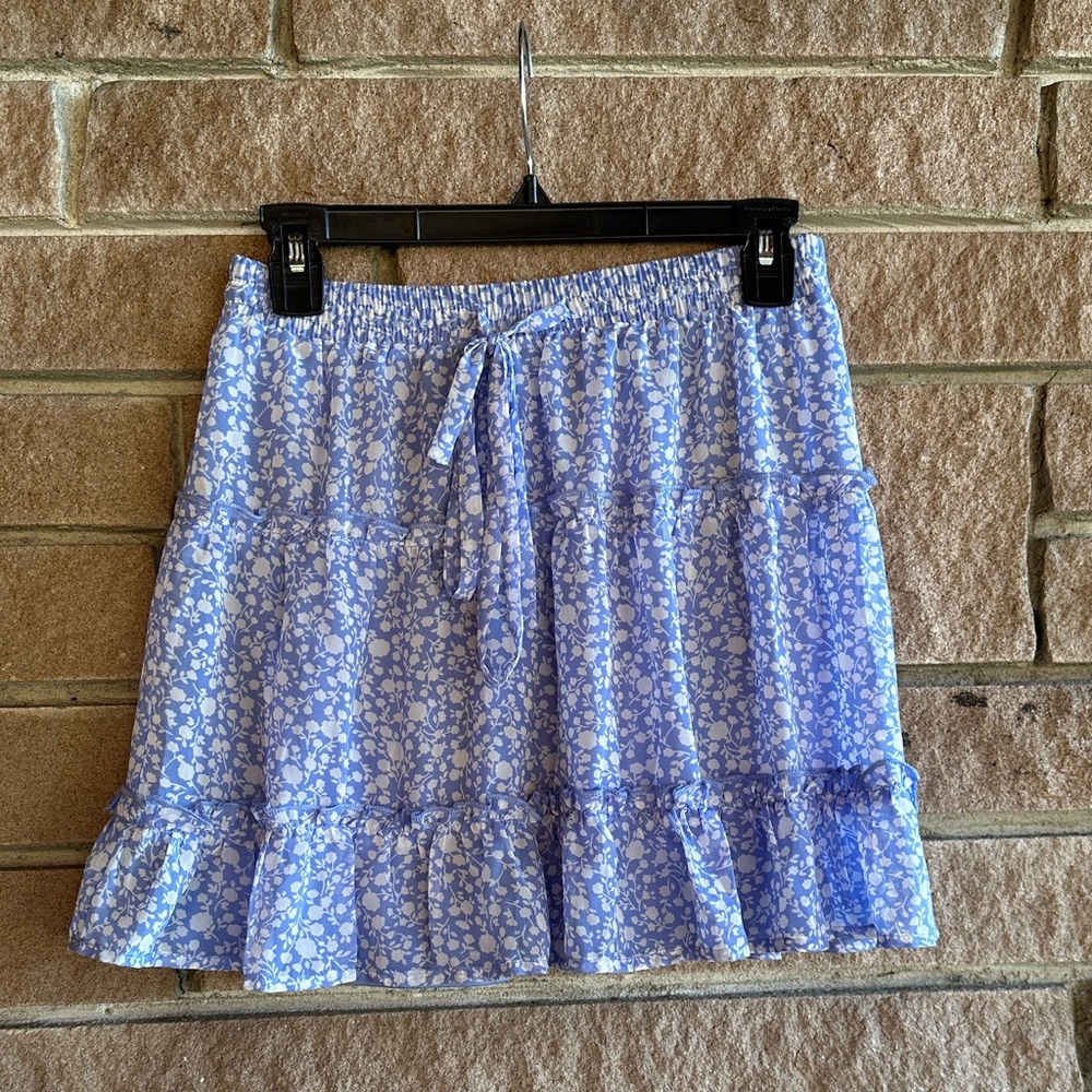 Sienna Sky Periwinkle Ruffle Skirt – Size Medium